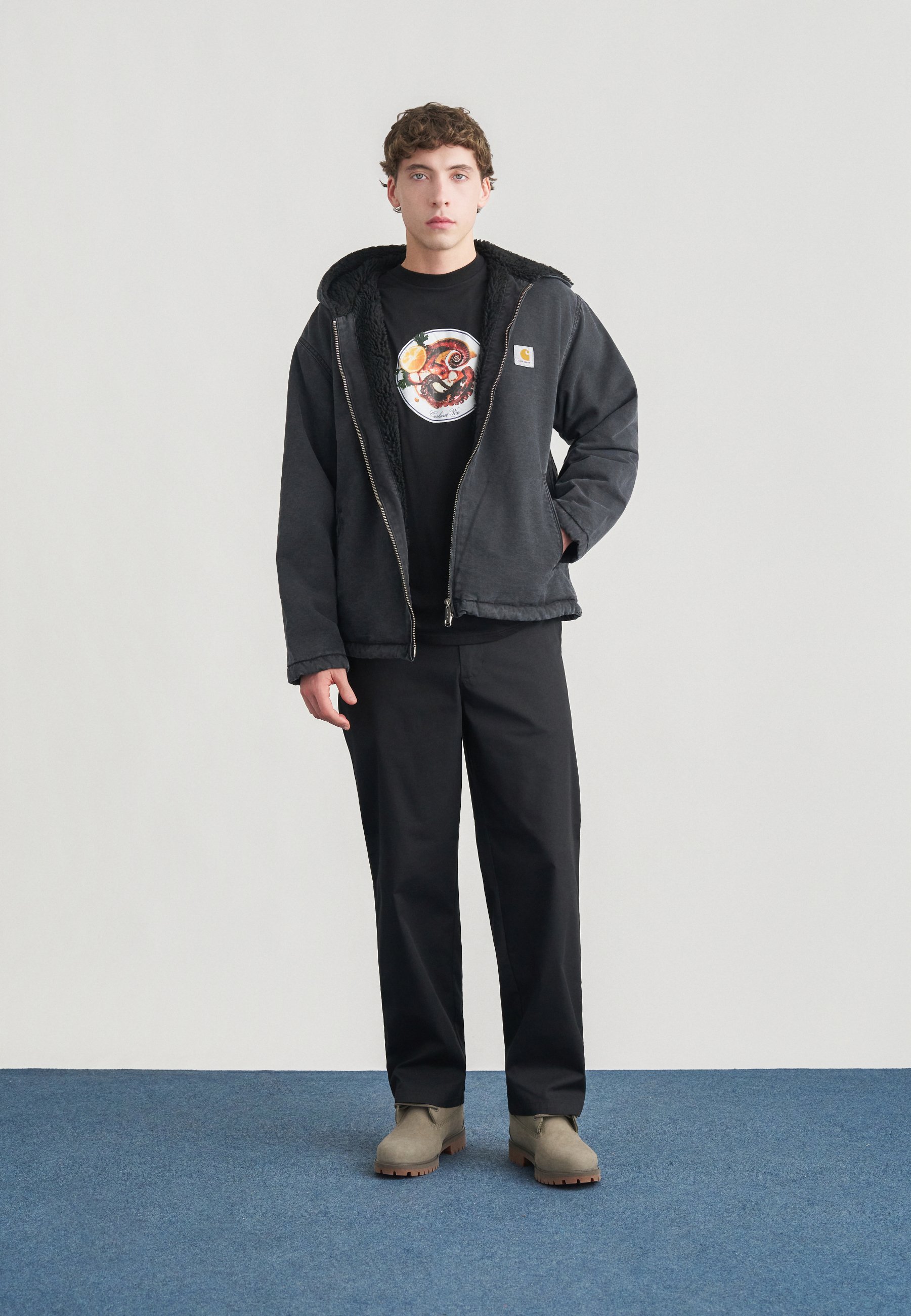 Carhartt WIP MITCH JACKET - Winterjas - black dusky/zwart - Zalando.nl