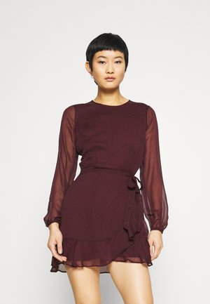WRAP DRESS - Cocktail dress / Party dress - burgundy