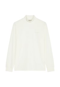 Marc O'Polo DENIM TURTLE NECK RELAXED FIT - Hosszú ujjú felső - silky white