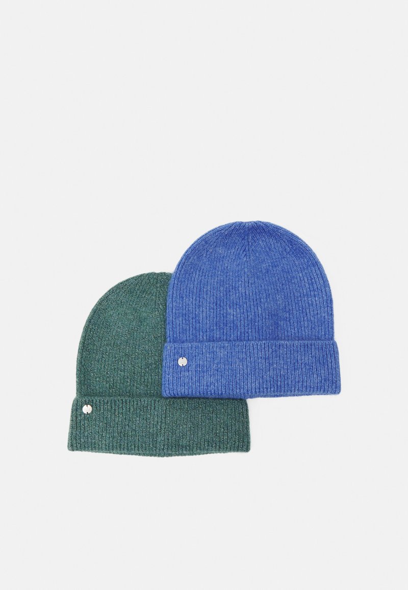 ONLY ONLBELLA LIFE BEANIE 2 PACK - Gorro - blue bonnet/silver pine