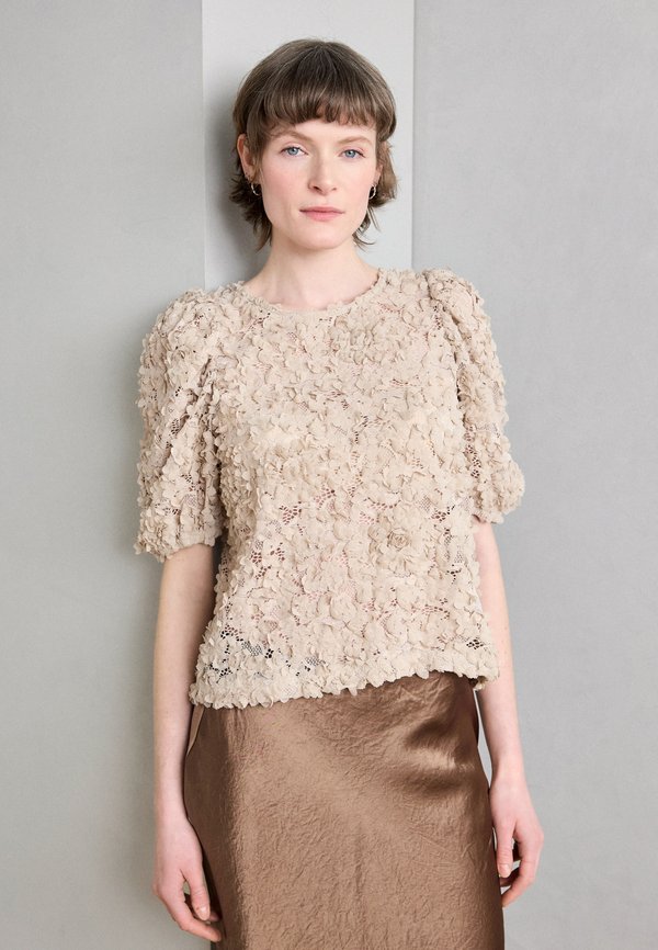 RINO - Print T-shirt - light beige