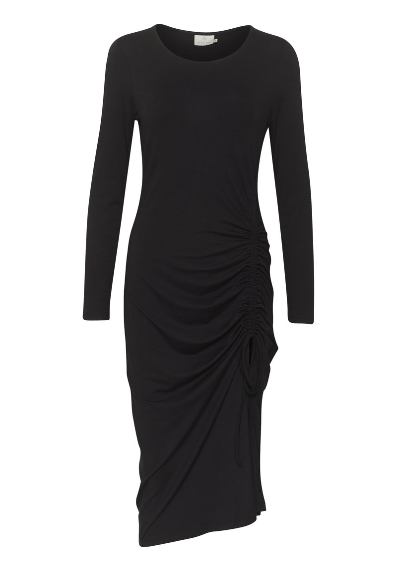 Kaffe Jerseyjurk gemêleerd zwart