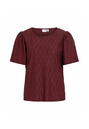 VILA, Short Sleeved VIBELLI Round neck - T-shirt print - port royale