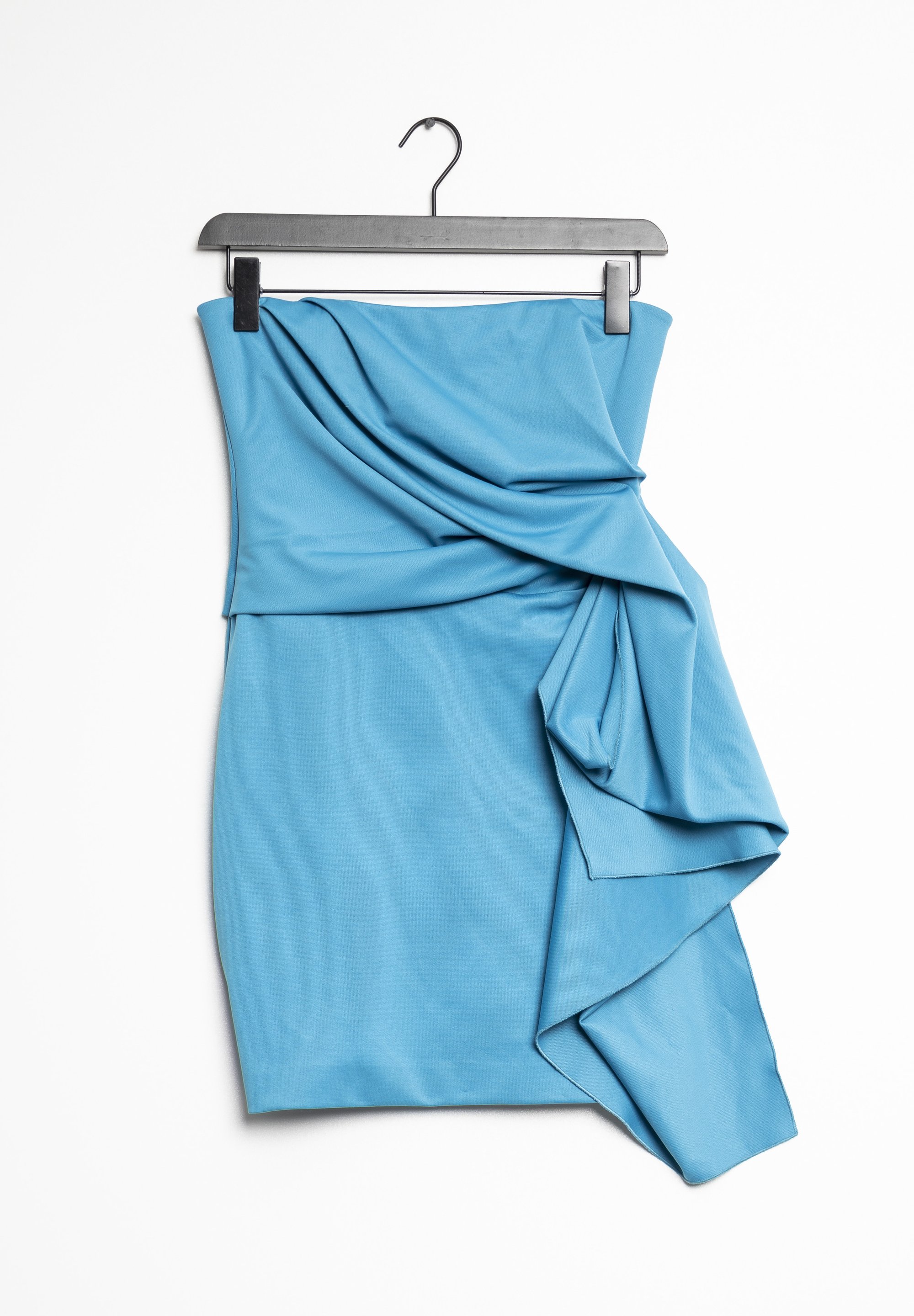 open lace back dress White BCBGMAXAZRIA Satin Cocktail Dress – thebridalgods main image 1