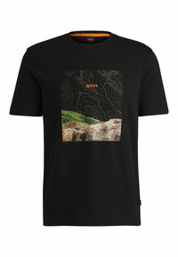 BOSS T-shirt med print - black one