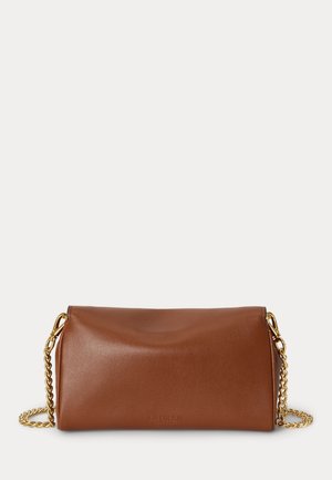 Lauren Ralph Lauren, NAPPA LEATHER TANNER CROSSBODY WALLET - Дамска чанта - lauren tan