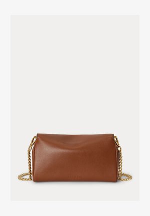 Lauren Ralph Lauren, NAPPA LEATHER TANNER CROSSBODY WALLET - Дамска чанта - lauren tan