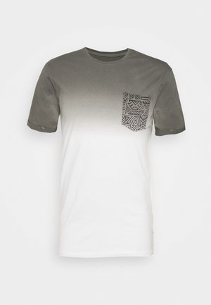 Camiseta estampada - white/grey