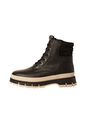 Tamaris Lace-up ankle boots - black leather