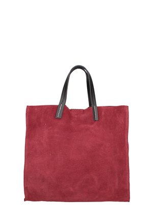 SHOULDER - Shopping bag - bordeaux
