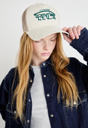 TRUCKER SOHO UNISEX - Cap - beige/green