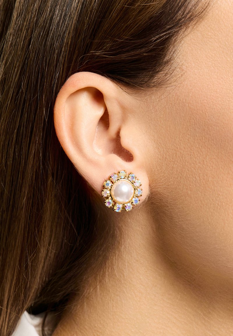 A&C Oslo TONE DAMLI-HIGHLIGHTS - Pendientes - gold-coloured