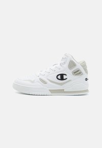 3 POINT TECH MID - Basketbalschoenen - white/light grey