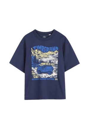 KURZÄRMELIGES - T-shirt imprimé - slate blue