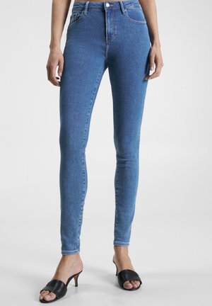 Skinny džíny - blue denim