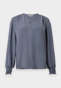 ONLMETTE V-NECK SMOCK NOOS - Camicetta - ombre blue