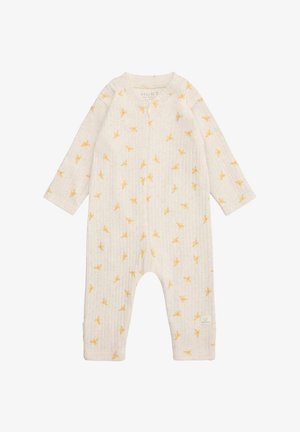Hust & Claire, OVERALL MUSTER-ALLOVER - Pyjamas - beige banane