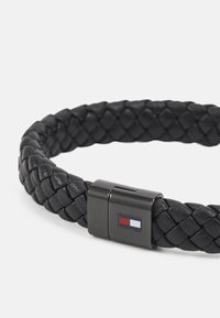 Tommy Hilfiger ROUND BRAIDED BRACELET - Bracelet - schwarz