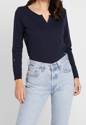 Long sleeved top - dark blue