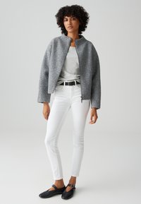 OPUS MID RISE ANKLE - Jeans Skinny Fit - white