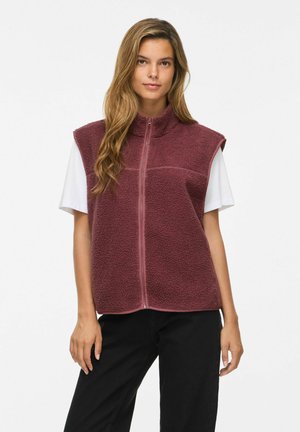 VILA WAISTCOAT VIMARLON TEDDY - Vest - rose brown