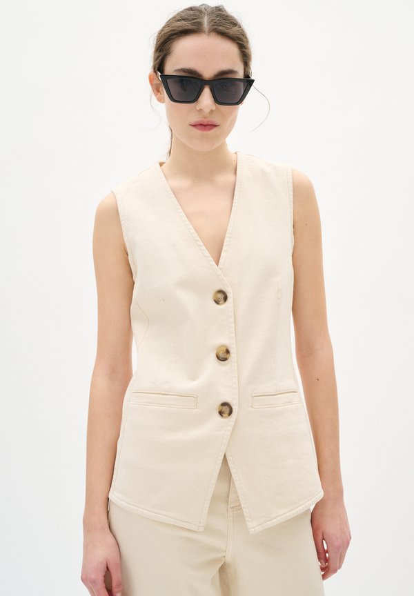 Weste - ecru