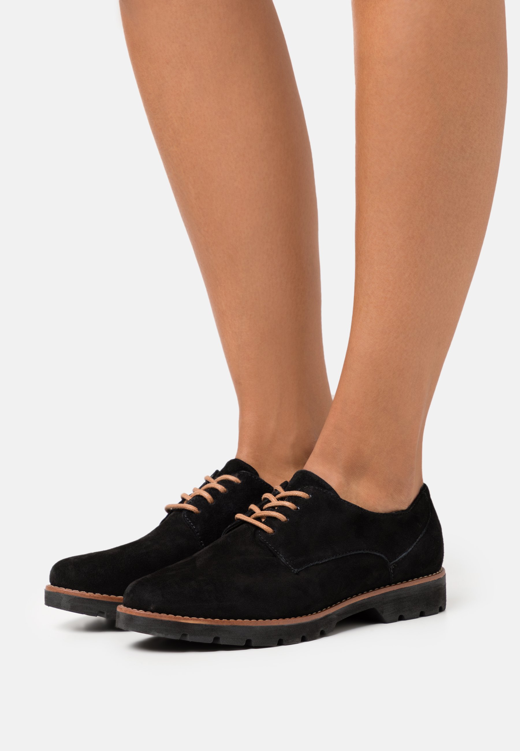 Jana Snøresko blacksvart Zalando.no New Look Wide Fit WIDE FIT JO Snøresko blacksvart