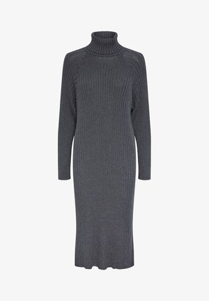 MIDI ROLLNECK S NOOS - Vestido de punto - grey