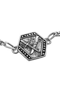 HAZE & GLORY COIN VINTAGE LOOK - Armband - silberfarben