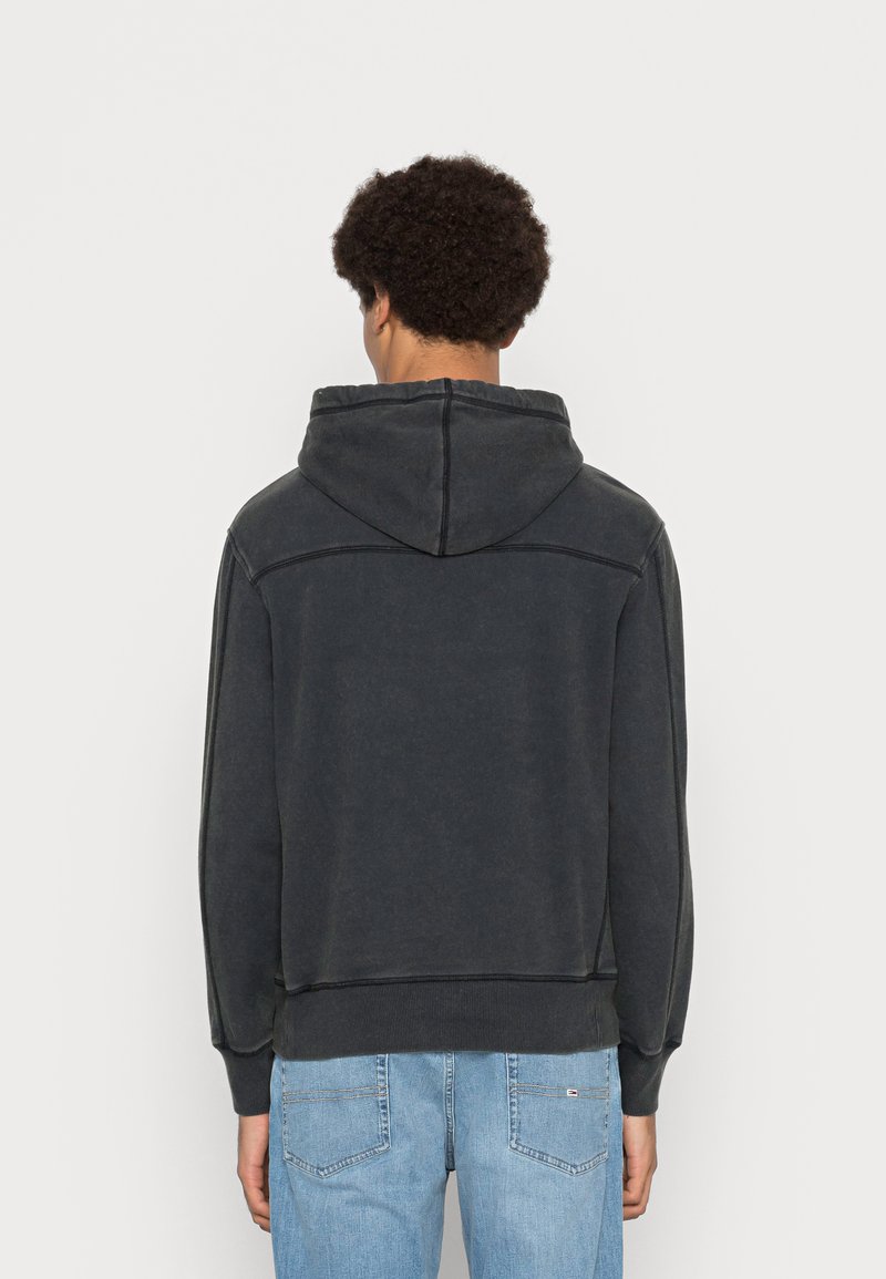 Calvin Klein Jeans MONOGRAM - Mikina - washed black