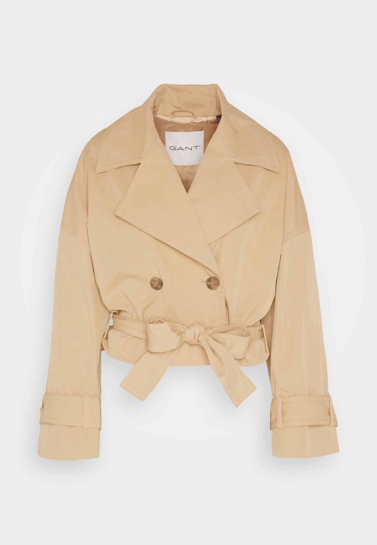 CROPPED TRENCH JACKET