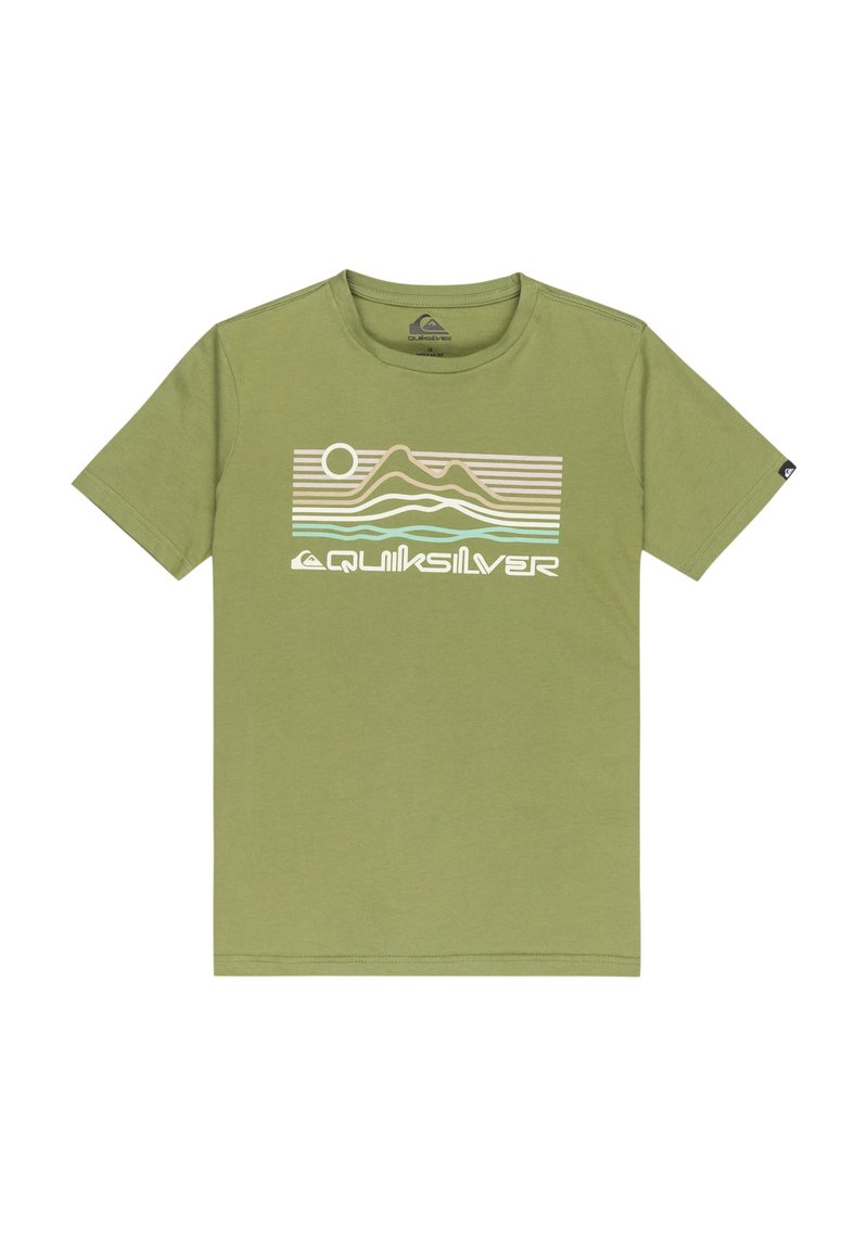 Quiksilver T-shirt print groen