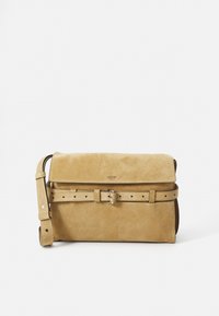 TIE ME UNISEX - Rankinė per petį - beige