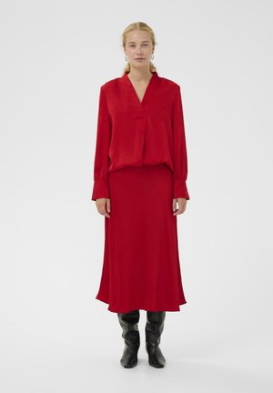 DAWNIW SKIRT - A-Linien-Rock - cranberry