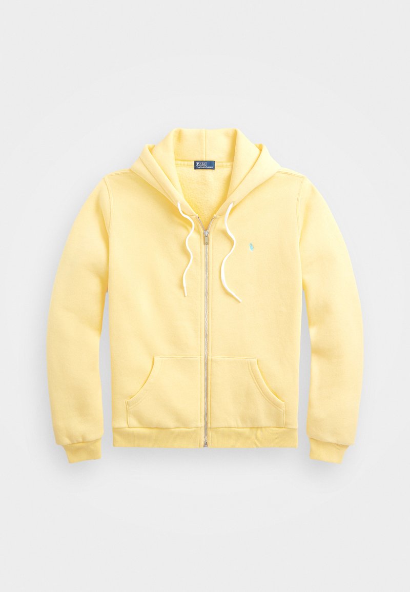 Polo Ralph Lauren FULL ZIP HOODIE - Zip-up sweatshirt - wicket yellow/yellow  - Zalando.de
