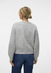Vero Moda VMENYA  - Maglione - light grey melange