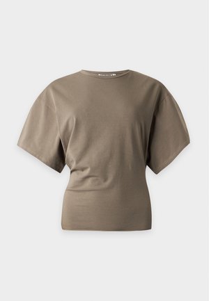 Weekday, SHARON DRAPED - Βασικό μπλουζάκι - grey