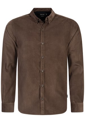 RYAN - Overhemd - dk brown
