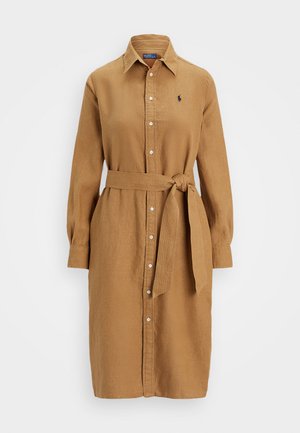 Polo Ralph Lauren DAY DRESS - Skjortekjole - berkshire tan