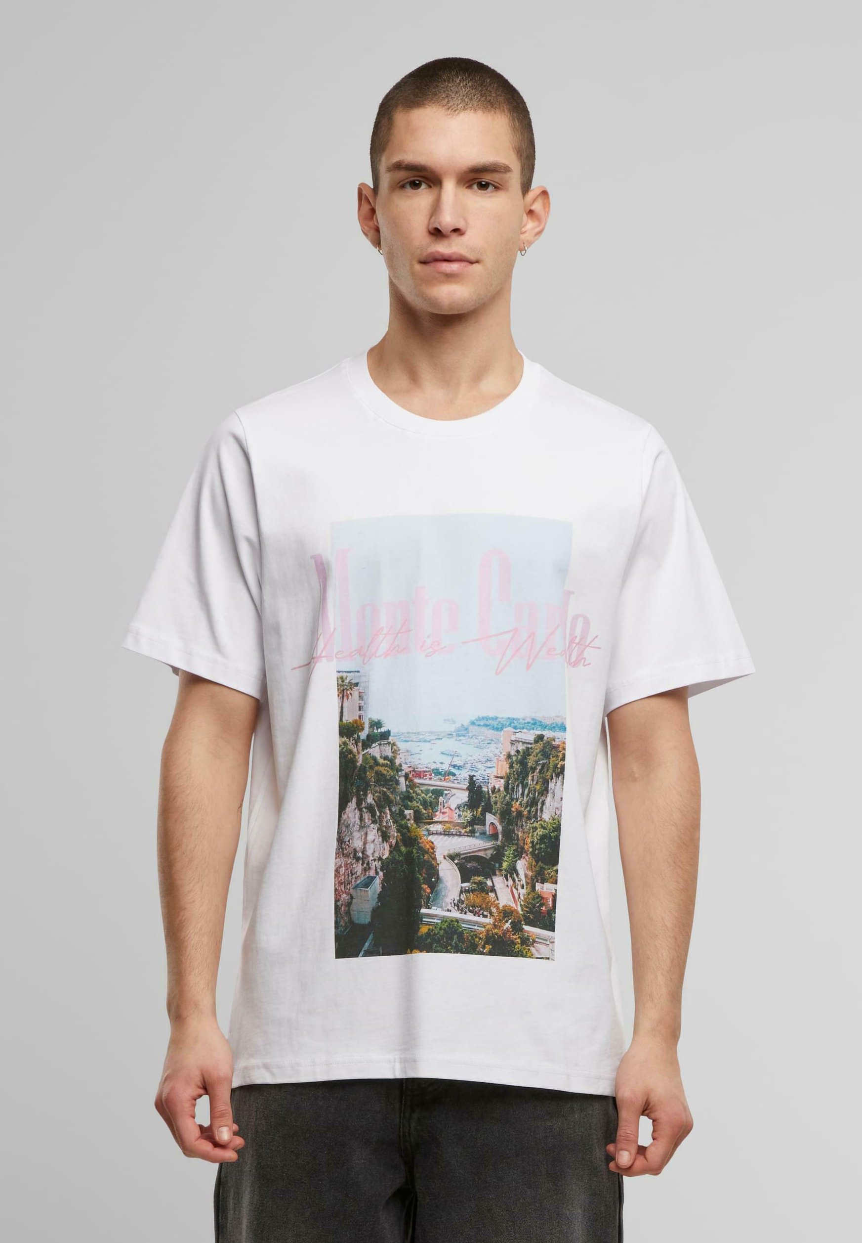 PICA PICA MONTE CARLO HEALTH Camiseta estampada white/blanco