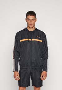 Sergio Tacchini PRANNIE TRACK JACKET - Chaqueta de entrenamiento - black/griffin