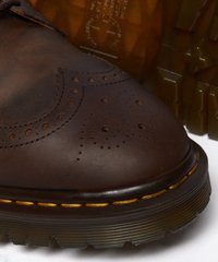 Dr. Martens BROGUE CRAZY HORSE - Schnürer - brown