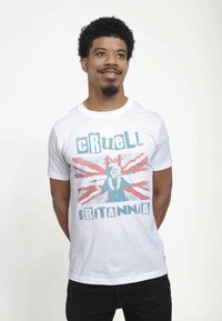 Disney DNCA CRUELL BRITANNIA UNISEX - Camiseta estampada - white