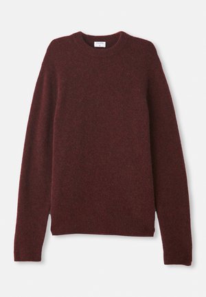 Strikkegenser - burgundy