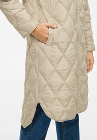 VILA GESTEPPTER REISSVERSCHLUSS - Vinterkappa /-rock - feather gray