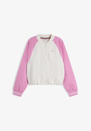Tommy Hilfiger, Sweatjacke - ancient white/pink