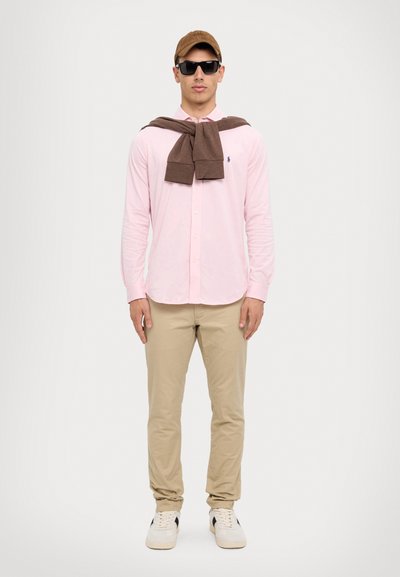 Polo Ralph Lauren LUXURY JERSEY POLO SHIRT - Pitkähihainen paita - nutmeg brown