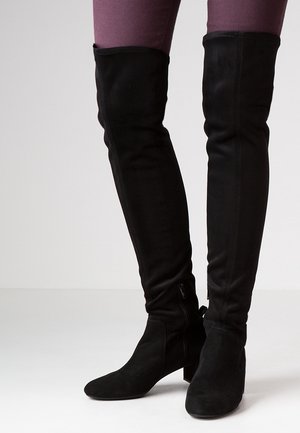 Over-the-knee boots - black