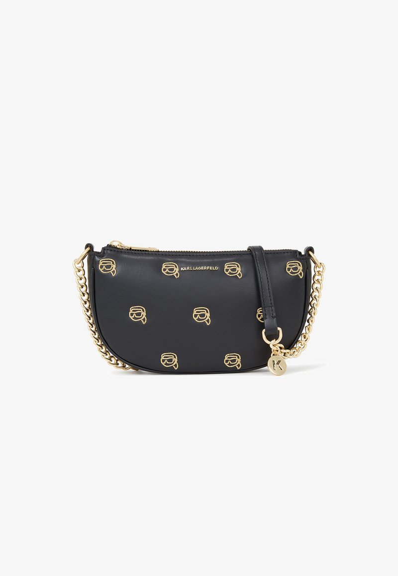 KARL LAGERFELD IKONIK SEASONAL CROSSBODY - Bandolera - black