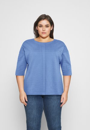 BATWING WITH PLEAT - Triko s potiskem - marina bay blue